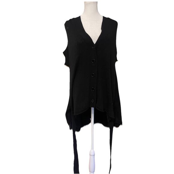 BCBG Maxazria Y2K Lagenlook Angora Cashmere Blend Cardigan Poncho XS/S NWT - Picture 2 of 6